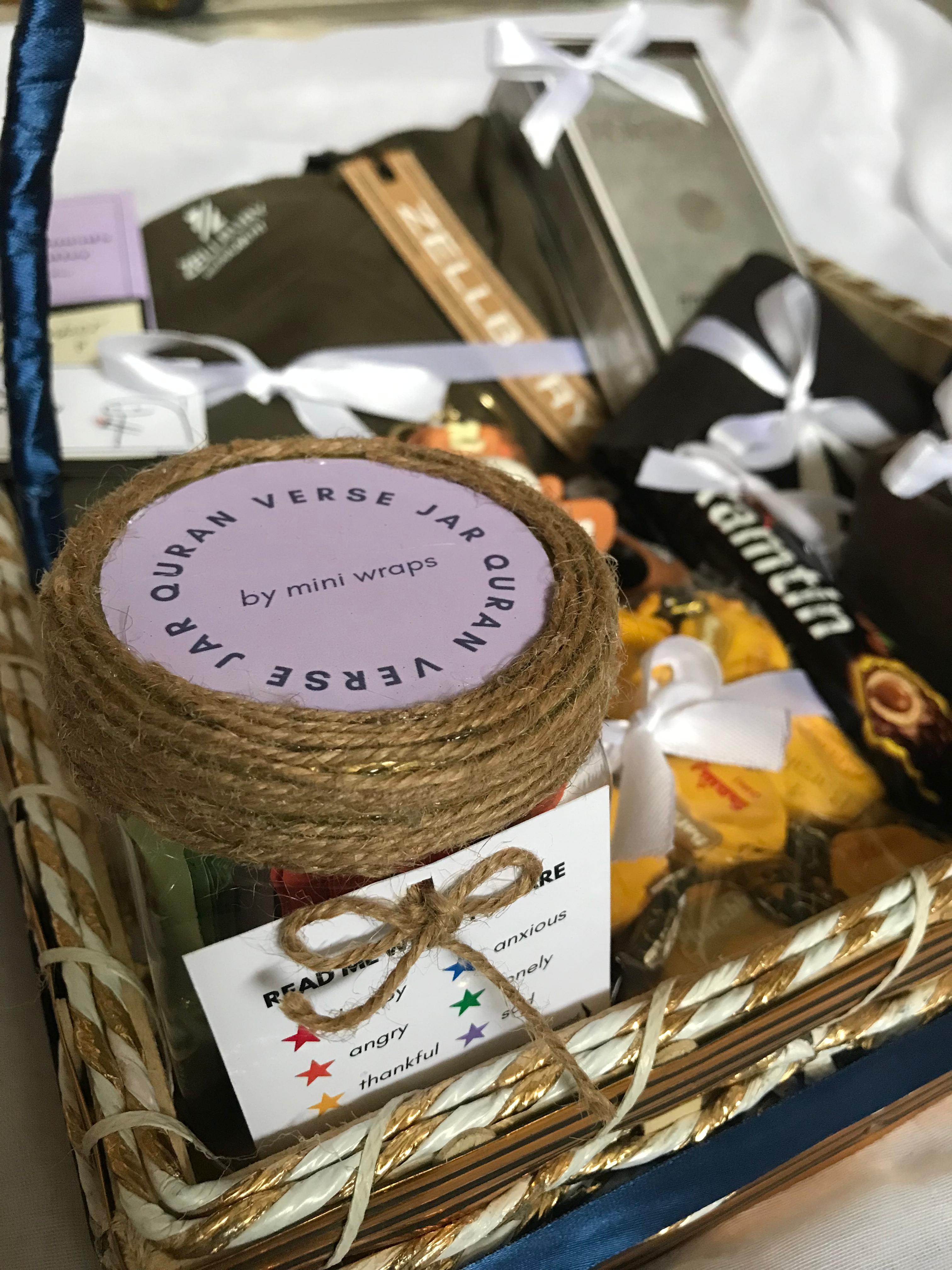 Luxury Gift Basket – Zellbury Essentials, Quran Verse Jar & Premium Goodies